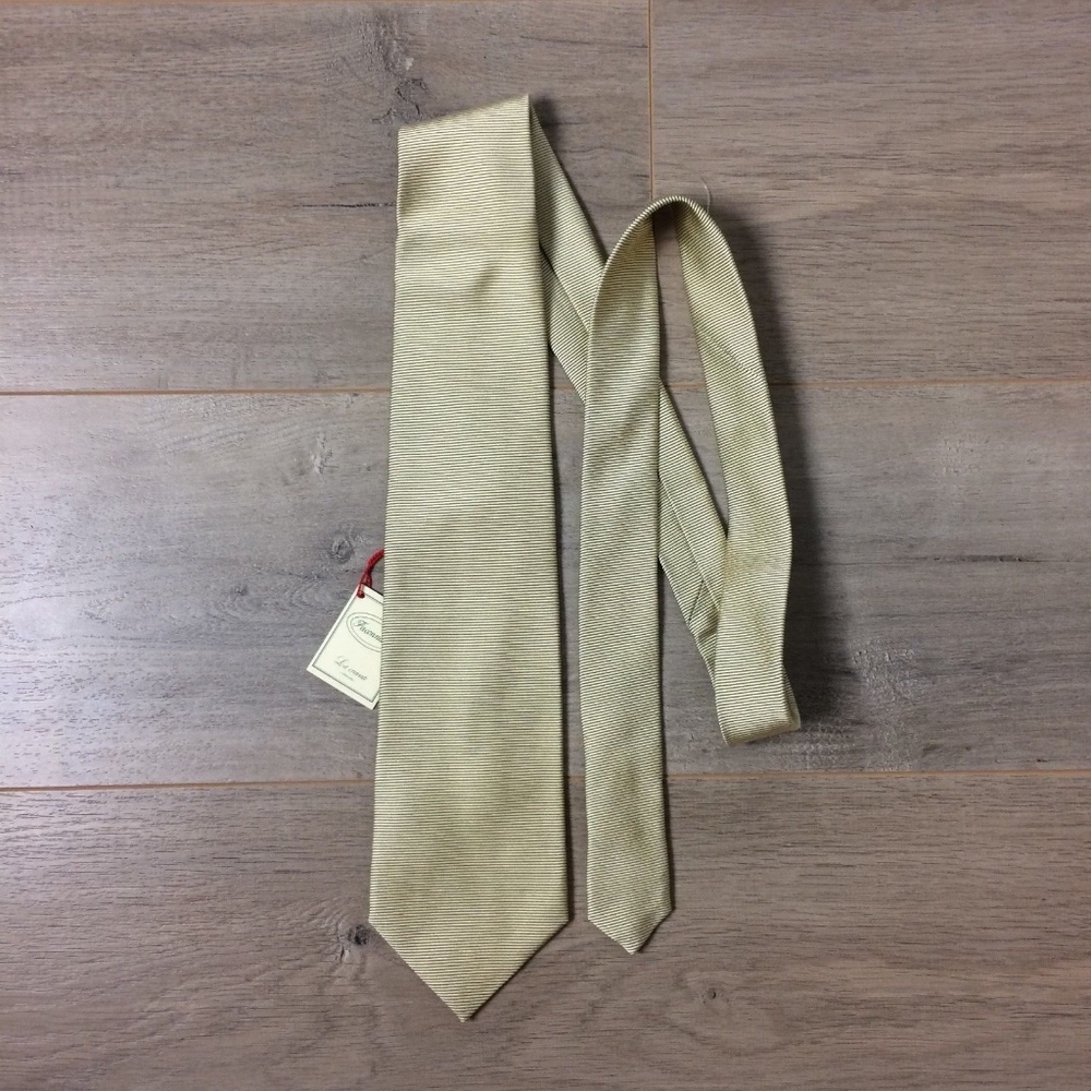 Faconnable Woven 100% Silk Handmade Neck Tie